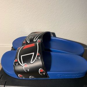 Blue Champion Slides